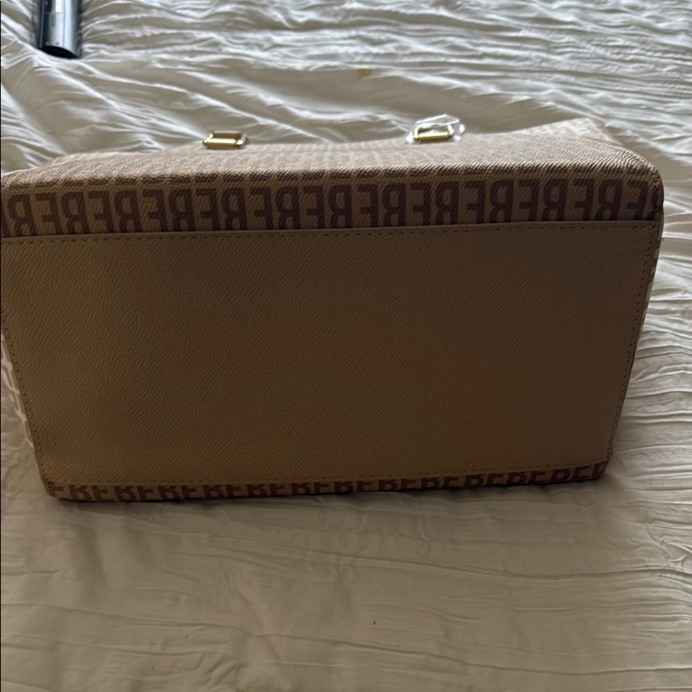Bebe Tan Monogram Tote Bag, Brand New with tags!! - Picture 4 of 4